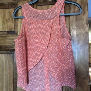 Printed loose tank top